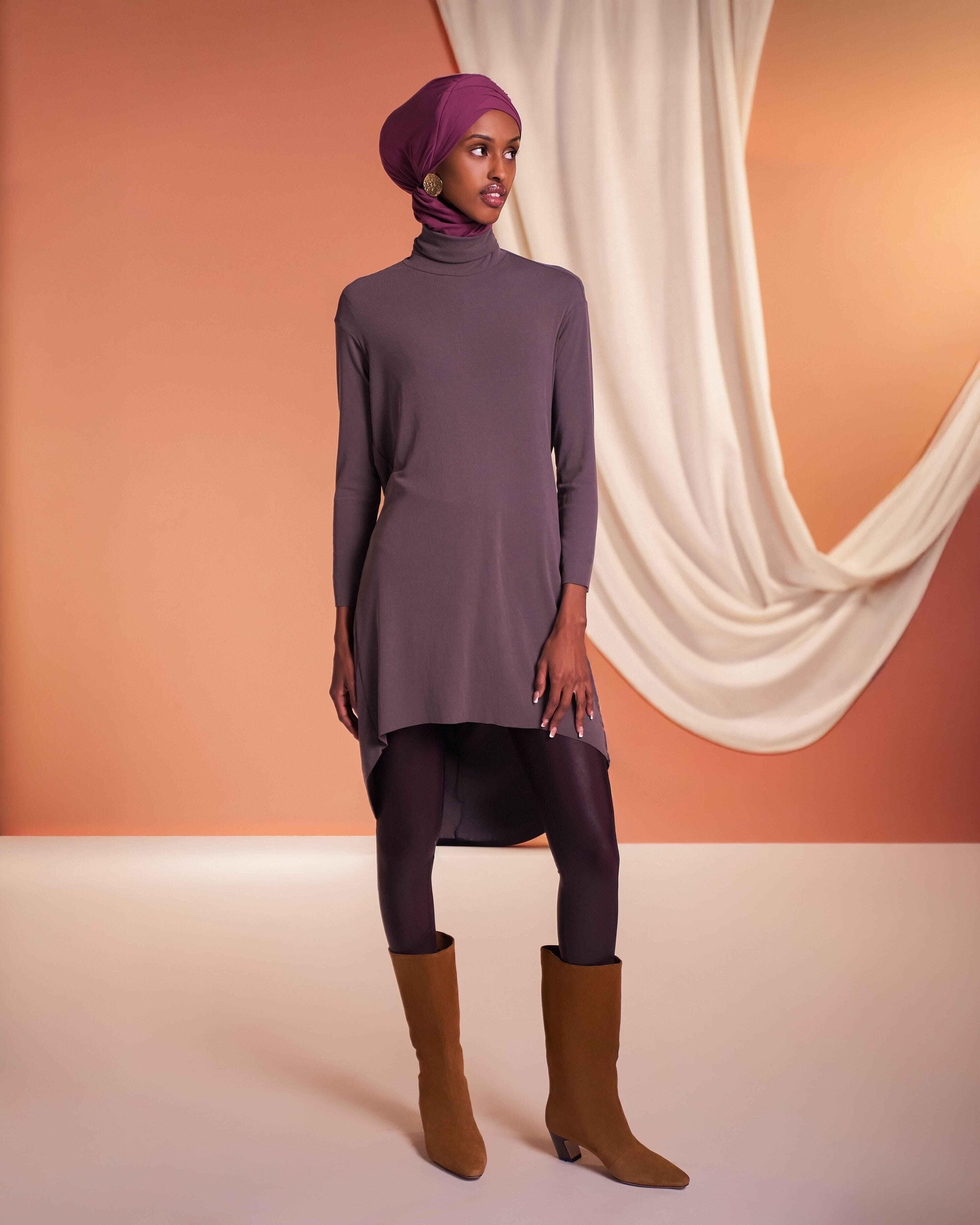 Modest Flow Tunic & Snap Hijab Set | YallaWear – Yallawear.com